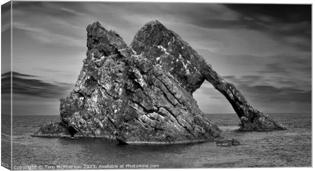 Majestic Bow Fiddle Rock Canvas Print by Tom McPherson
