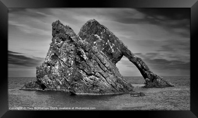 Majestic Bow Fiddle Rock Framed Print by Tom McPherson