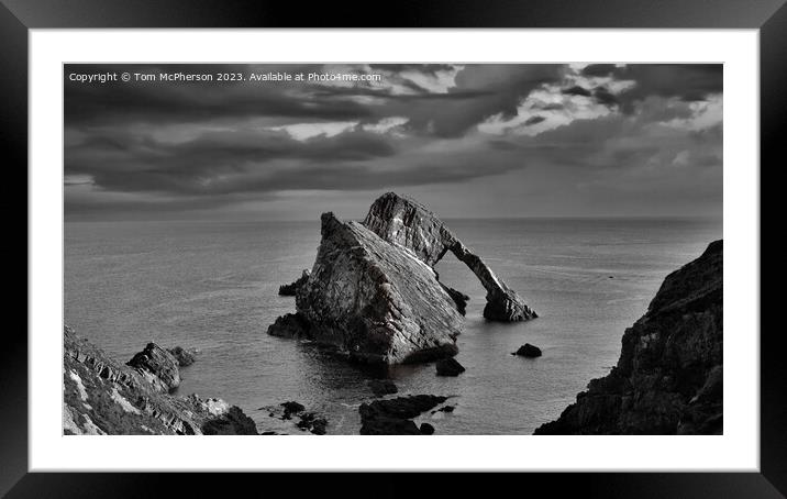 The Mighty Bow Fiddle Rock Framed Mounted Print by Tom McPherson