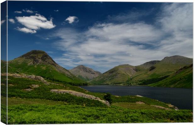 Wasdale, the Lake District Canvas Print by Peter Wiseman