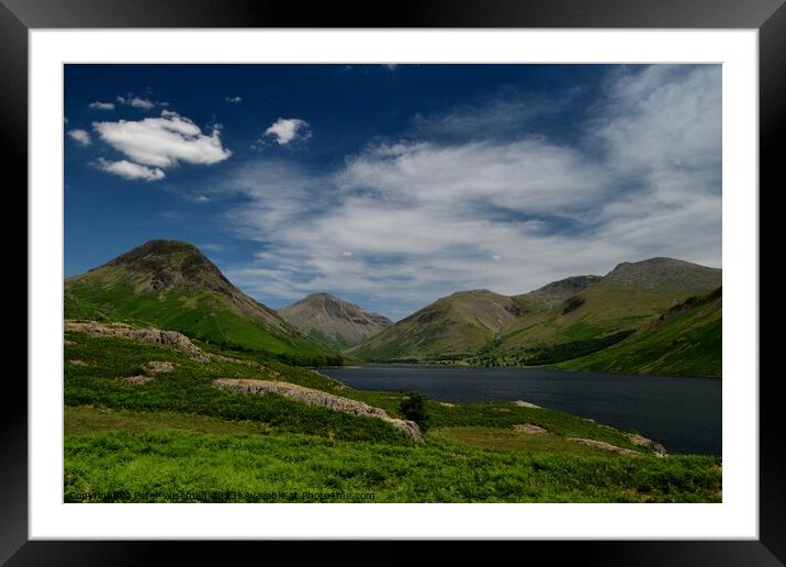Wasdale, the Lake District Framed Mounted Print by Peter Wiseman