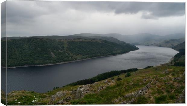 Haweswater Reservoir, the Lake District Canvas Print by Peter Wiseman