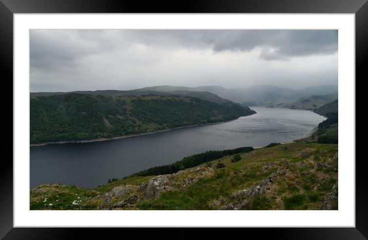 Haweswater Reservoir, the Lake District Framed Mounted Print by Peter Wiseman