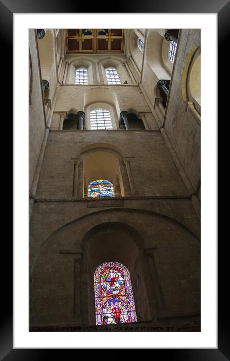 Chichester Cathedral, Chichester, Sussex, UK, 4 Framed Mounted Print by Michaela Gainey