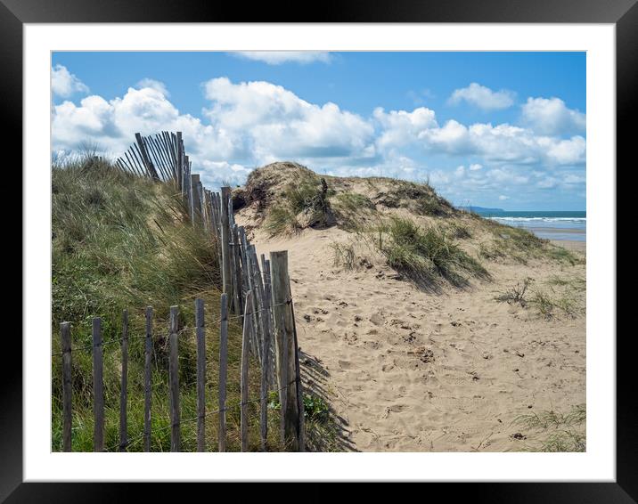 Westward Ho! dunes Framed Mounted Print by Tony Twyman