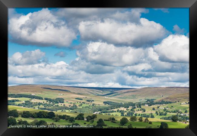 The Hudes Hope from Harker Hill, Teesdale Framed Print by Richard Laidler