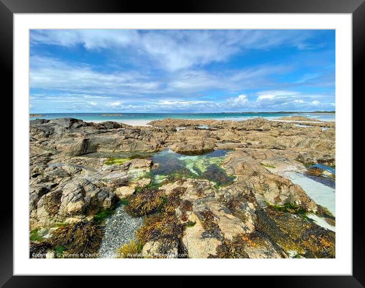 The Maze, Tiree Framed Mounted Print by yvonne & paul carroll