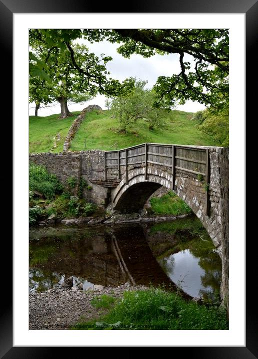 Abbey Bridge, Shap Abbey, the Lake District Framed Mounted Print by Peter Wiseman