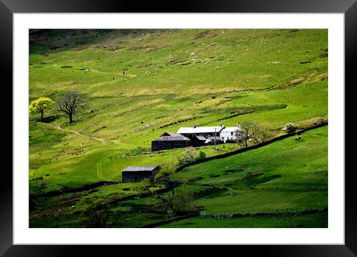 Sleddale Hall, Uncle Monty's cottage in "Withnail  Framed Mounted Print by Peter Wiseman
