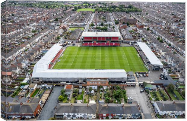 Blundell Park Canvas Print by Apollo Aerial Photography