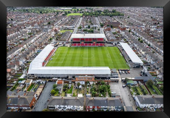 Blundell Park Framed Print by Apollo Aerial Photography