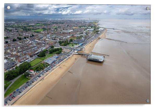 Cleethorpes From The Air Acrylic by Apollo Aerial Photography