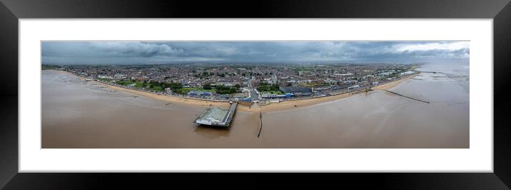 Cleethorpes Panorama Framed Mounted Print by Apollo Aerial Photography
