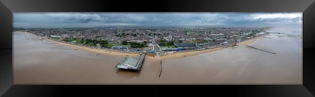 Cleethorpes Panorama Framed Print by Apollo Aerial Photography