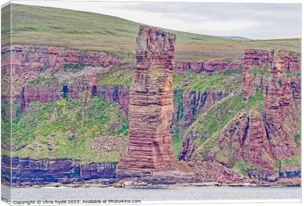 Old Man Of Hoy Canvas Print by chris hyde