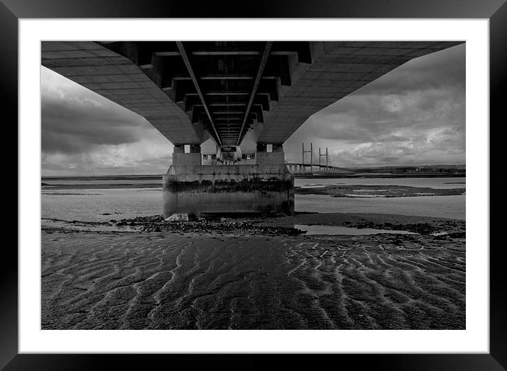 New Severn Bridge Framed Mounted Print by Karl Thompson