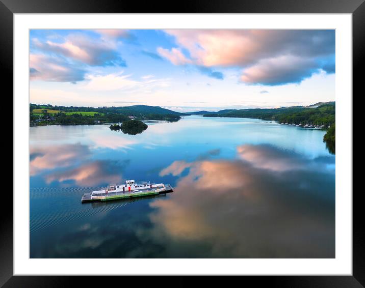 Windermere Ferry Framed Mounted Print by Tim Hill