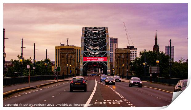 Tyne Bridge  Print by Richard Fairbairn