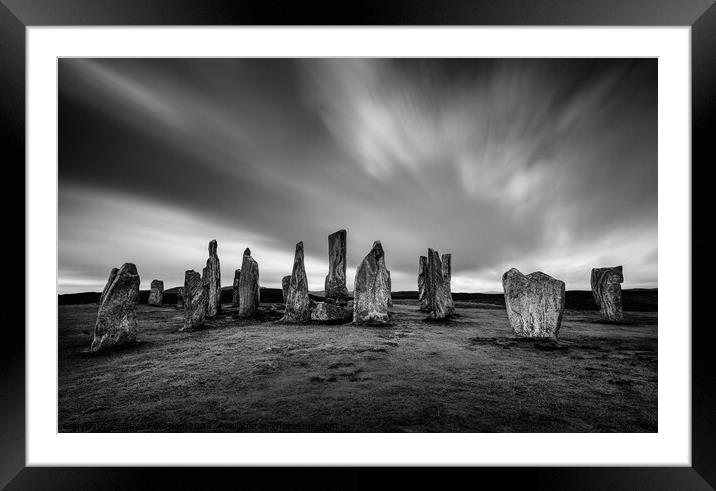 Callanish Stones I Framed Mounted Print by Dave Bowman
