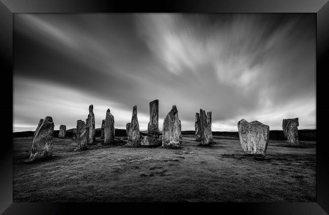 Callanish Stones I Framed Print by Dave Bowman