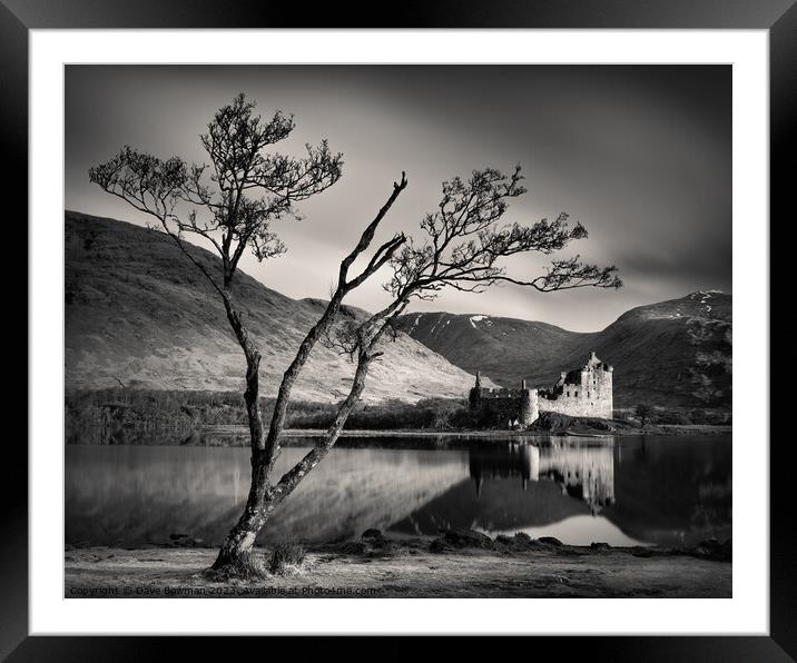 Kilchurn and Loch Awe Framed Mounted Print by Dave Bowman