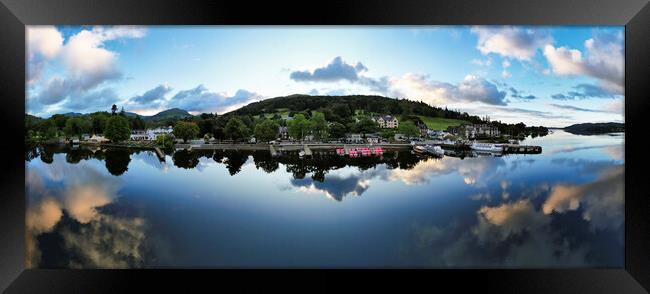 Ambleside Reflections Lake Windermere Framed Print by Tim Hill