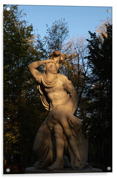 Tancred And Clorinda Statue Acrylic by Artur Bogacki
