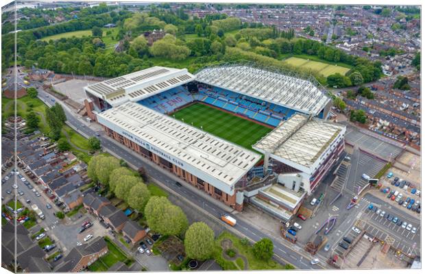 Villa Park Aston Villa FC Canvas Print by Apollo Aerial Photography
