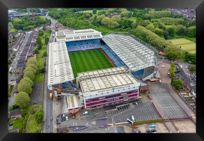 Villa Park Aston Villa FC Framed Print by Apollo Aerial Photography