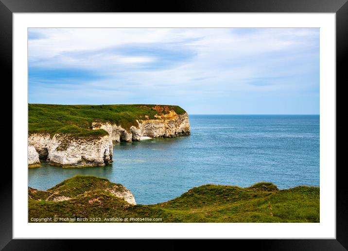 Flamborough Head Framed Mounted Print by Michael Birch