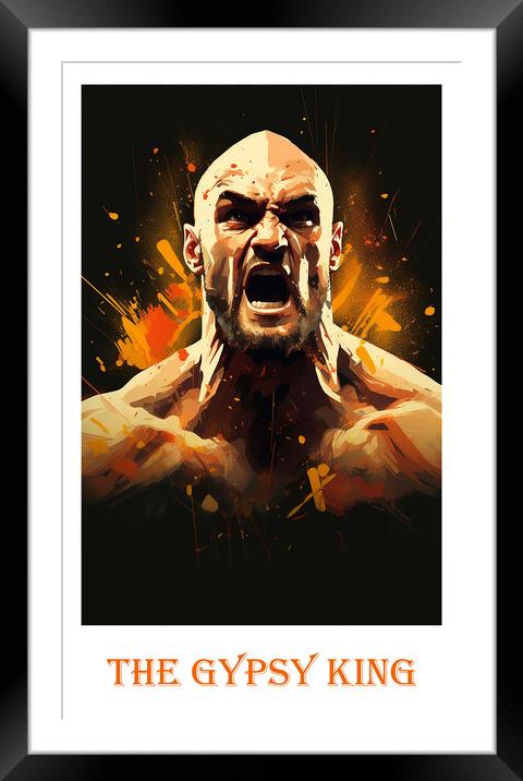 Tyson Fury Poster Framed Mounted Print by Steve Smith