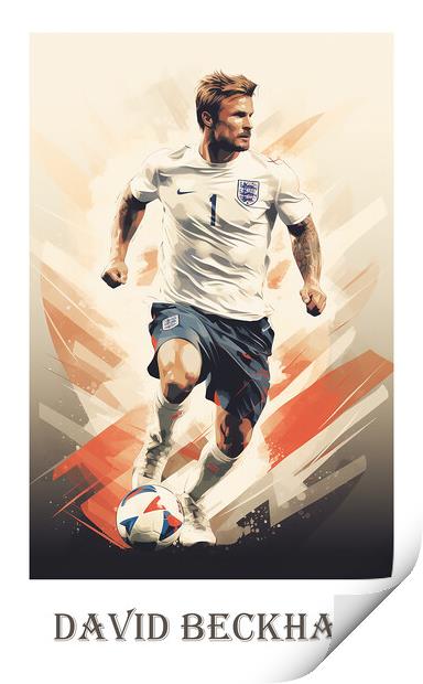 David Beckham Poster Print by Steve Smith