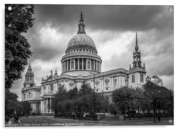 St Paul's Cathedral: An Ageless Icon Acrylic by Roger Dutton
