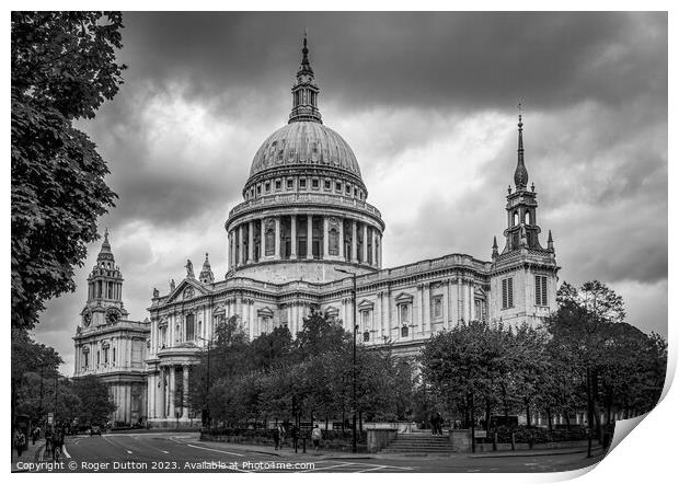 St Paul's Cathedral: An Ageless Icon Print by Roger Dutton