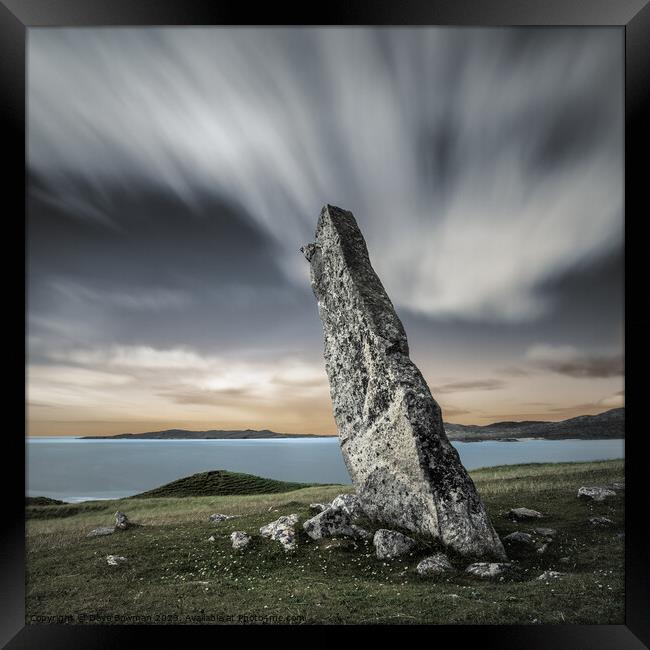 MacLeod's Stone Framed Print by Dave Bowman