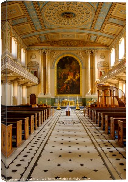 Sacred Sentinels: St Peter & St Paul Chapel Canvas Print by Paul Chambers