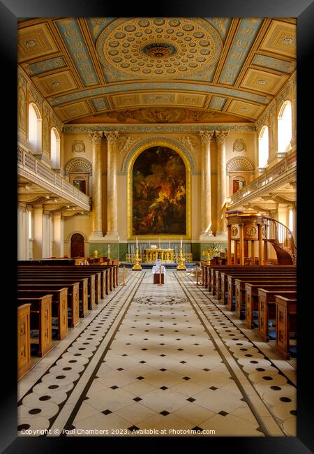 Sacred Sentinels: St Peter & St Paul Chapel Framed Print by Paul Chambers