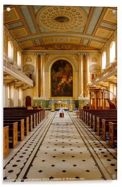Sacred Sentinels: St Peter & St Paul Chapel Acrylic by Paul Chambers