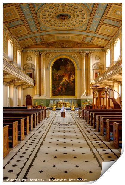 Sacred Sentinels: St Peter & St Paul Chapel Print by Paul Chambers