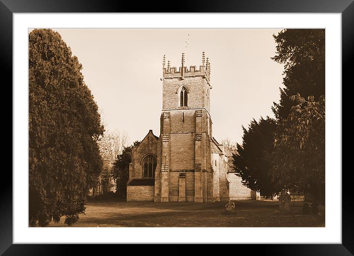 St Peters Church Framed Mounted Print by Joanne Crockford