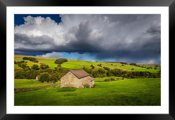 Cloud Explosion in the Dales Framed Mounted Print by Paul Grubb