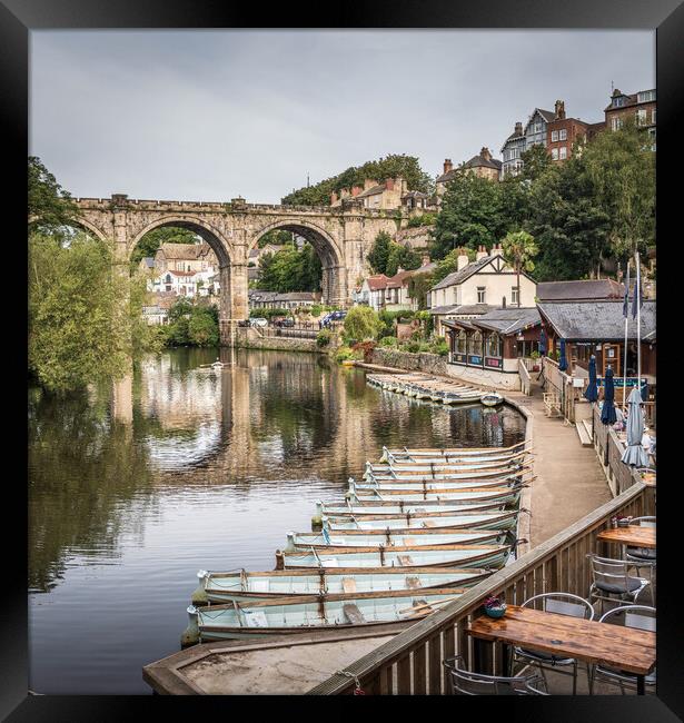 Knaresborough Boats Framed Print by Paul Grubb