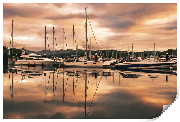 Windermere Reflections Print by Tim Hill