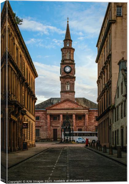 Wellpark Mid Kirk Canvas Print by RJW Images