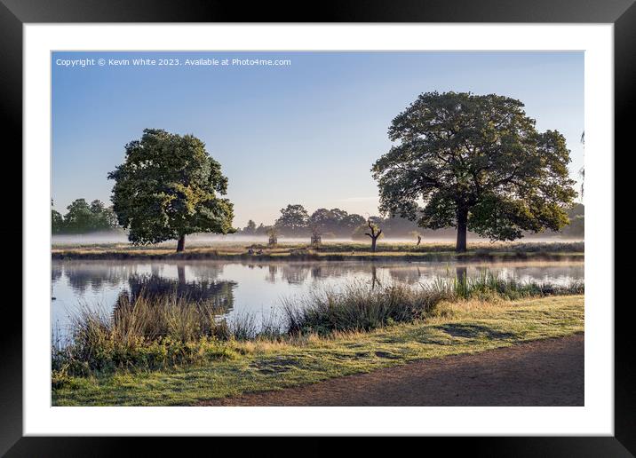 Freshness of an early morning walk Framed Mounted Print by Kevin White