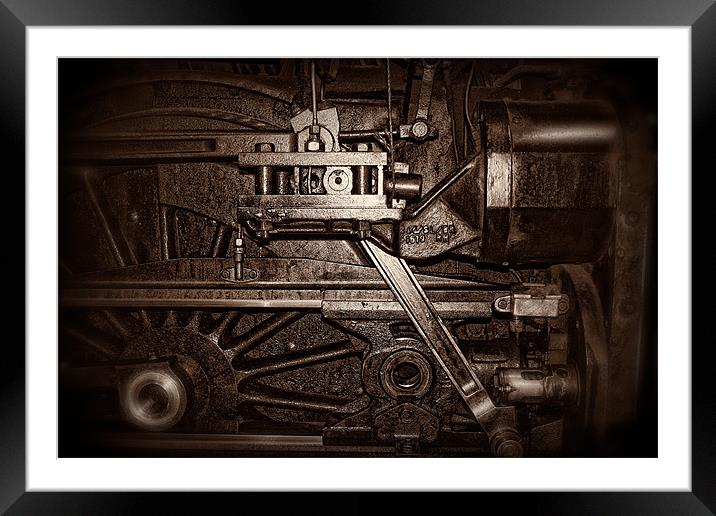 Steam Train Abstract the Second Framed Mounted Print by Celtic Origins