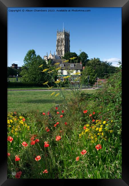 Doncaster Minster Framed Print by Alison Chambers