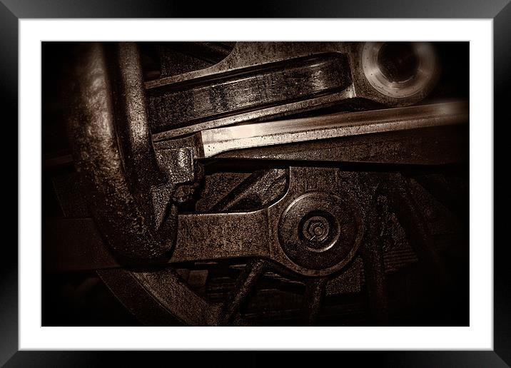 Steam Train Abstract the Third Framed Mounted Print by Celtic Origins
