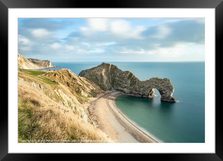 Durdle Door, Dorset Framed Mounted Print by Daryl Peter Hutchinson