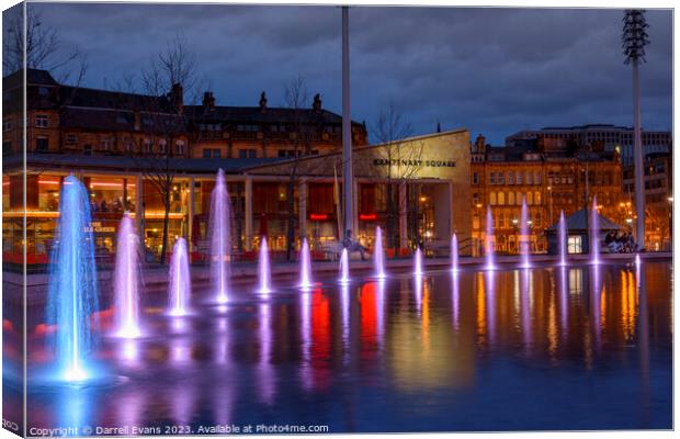 Centenary Square Canvas Print by Darrell Evans